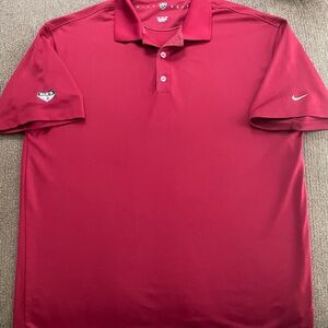 Men’s Nike Golf Boyne Mt. Short Sleeve Polo Size XL - Dark Red